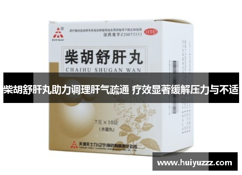 柴胡舒肝丸助力调理肝气疏通 疗效显著缓解压力与不适